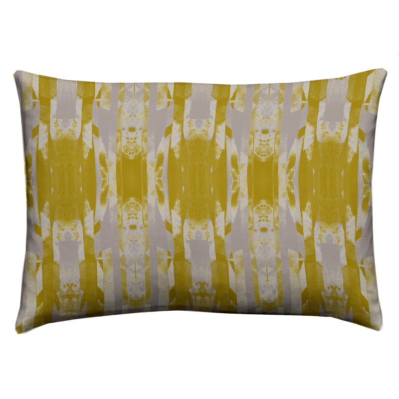 Akshay Abstract Rectangular Throw Cushion