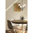  V2054-65 Lawrence 4-Light Foundry Bronze 4-Light Indoor Foundry Bronze Candle-Style Hanging Chandelier with Round/Sphere/Globe/Orb Etched White Cased Glass Shades