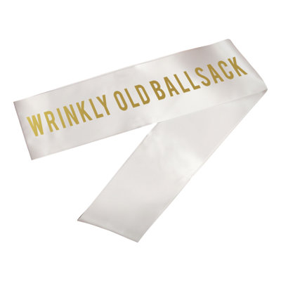 Ceinture de fête d'anniversaire amusante