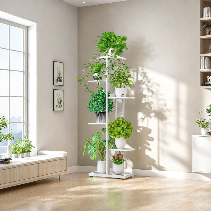 Plant Stand, White
