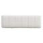 Banc rembourré en blanc Boucle