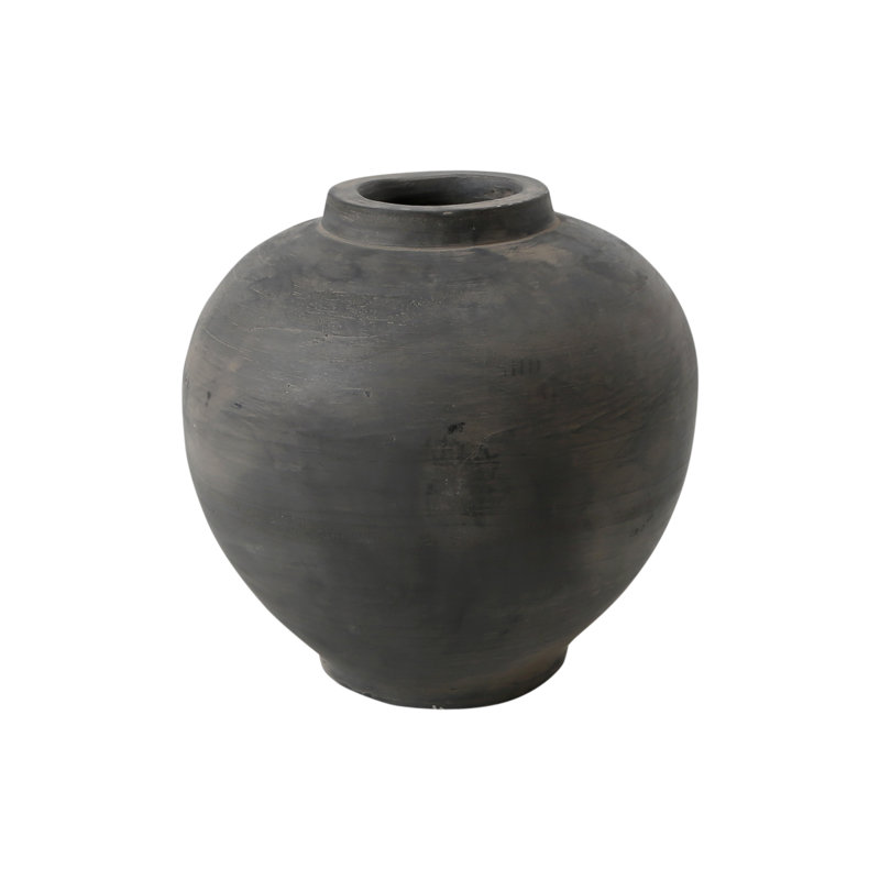 Handmade Earthenware Table Vase, 10" H x 10" W x 10" D