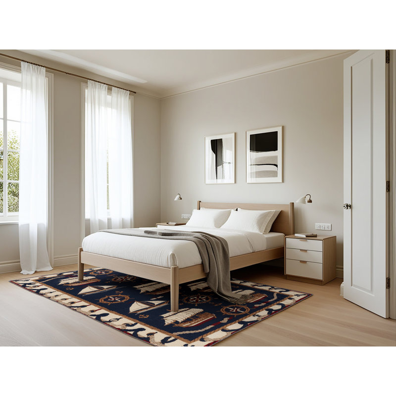 Tapis mauve lavable à la machine, Rectangle 5 pi x 7 pi