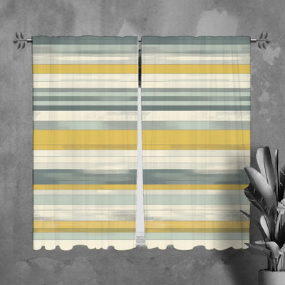 Paire de rideaux obscurcissant en polyester Ketzalli
