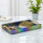 Nimue Seascale Pattern Iridescent Tray With Gold Hardware-1712861756