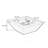 Creative minimal solid wood coffee table-110399656
