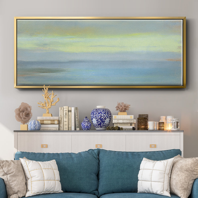 Marine Sunset- Framed Canvas