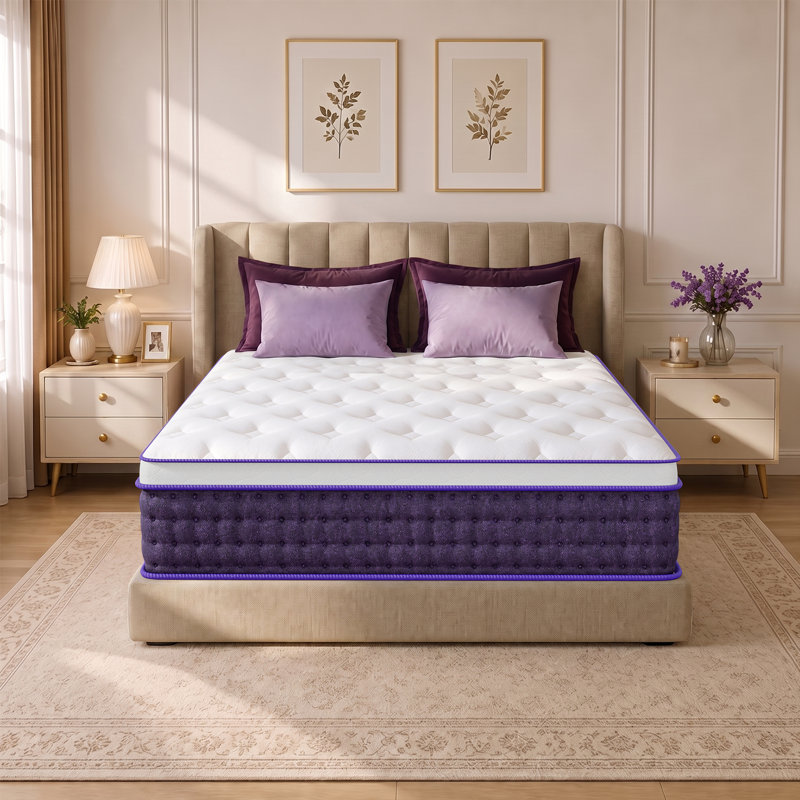 12 Inch Full Soft Gel Memory Foam Hybrid Mattress, Cloud-Like Body Contouring, Pressure Point Relief, Fiberglass-Free, CertiPUR-US & OEKO-TEX Certified