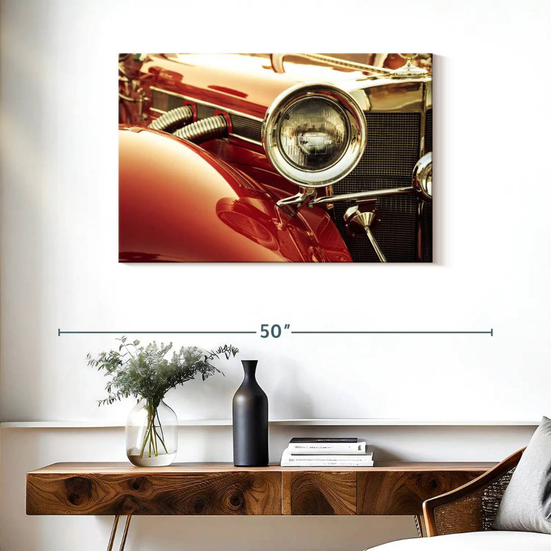 Mehar Classy Red Retro Car