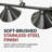Hathaway 54-in Soft Brushed Stainless Steel 3-Shade Billiard Light – Metal Pool Table Light Fixture with Adjustable Hanging Chains & White Interior Shades – Hardwired Design for Direct Wiring