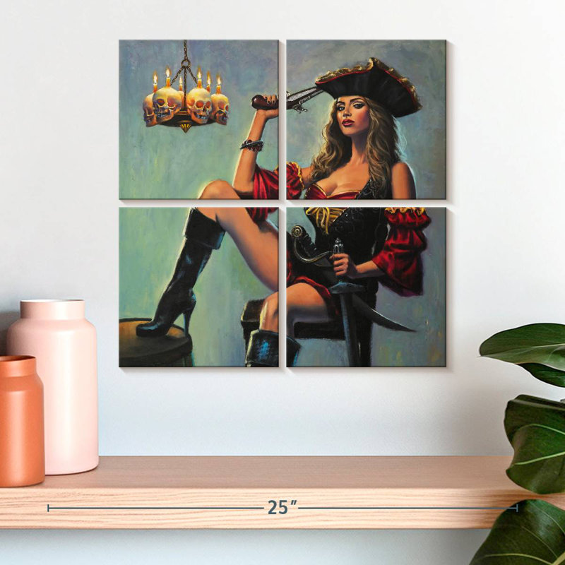 The Scarlet Wench, H 18 po x l 18 po