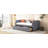 Twin Size Upholstered Daybed With Ergonomic Design Backrest And 2 Drawers-1713937068