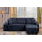 Clowser Upholstered L-Shaped Sectional Right Hand Facing-1351512039