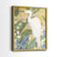 Floral Egret I-Premium, reproduction encadrée prête à accrocher - aucun clou requis - aucun clou requis-1735111267-1735111265