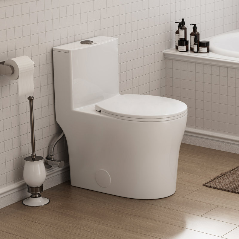 Toilette ronde compacte compacte à économie d'espace KE (siège inclus)