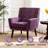 Tufted Upholstered Wide Back Armchair（Set of 2）-412486728