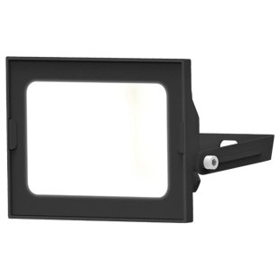 Outdoor Floodlight (Black) 2550lm IP65 Rated LED Integrated 30W Flood Light - 4L2/1012