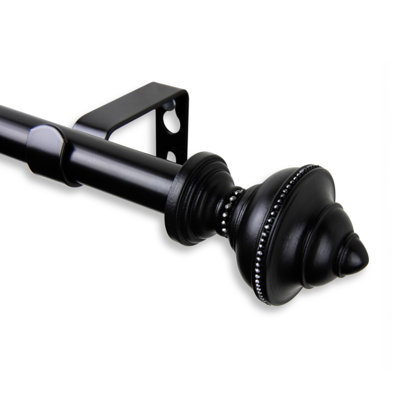Tringle à rideaux simple réglable 0,63 po Bane