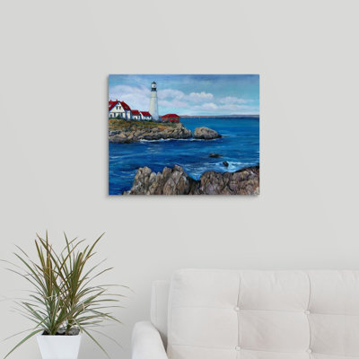 « rocky crag », peinture sur toile
