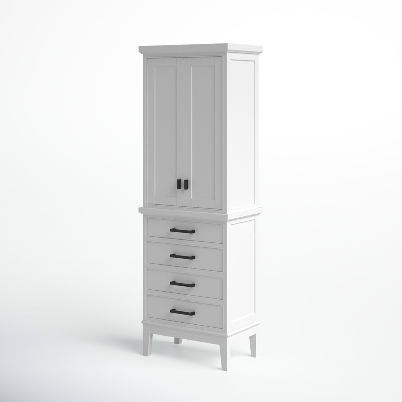 Charley Linen Cabinet, White