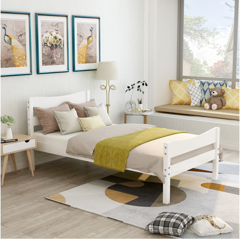 Lit plateforme Abbotsholme, Blanc