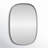 Sabine Metal Curved Oval Wall Mirror-1451160150-1451160141