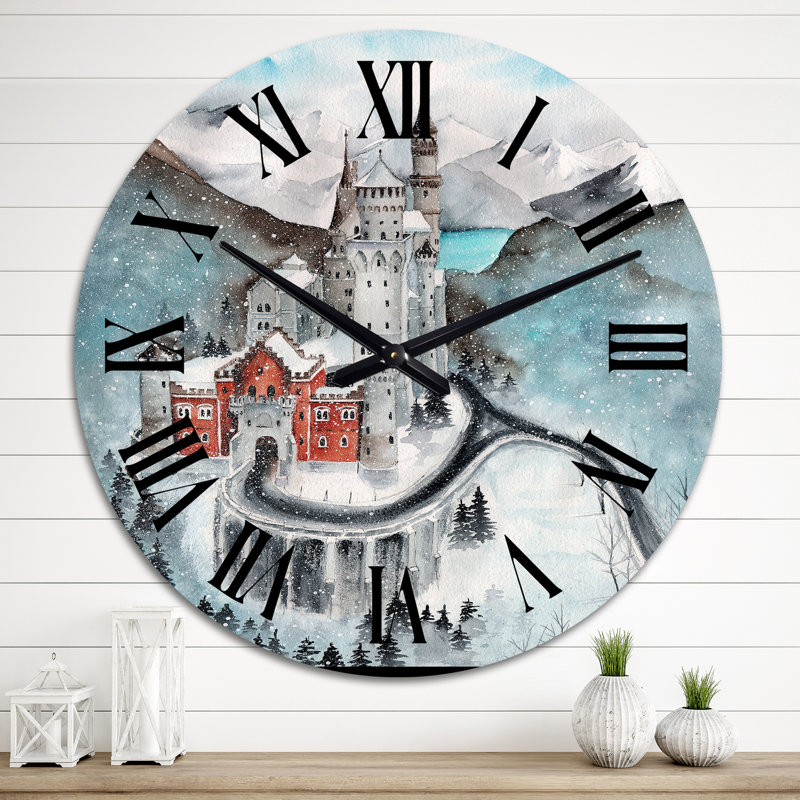 Horloge murale historique Mid-Century, Moyen