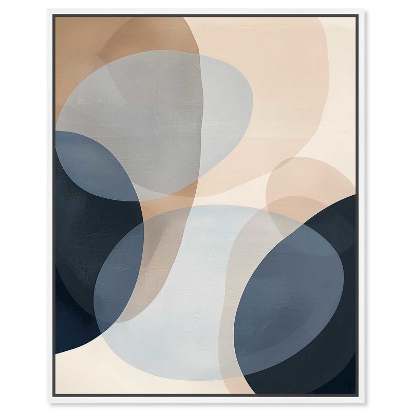 Dans mes pensées, Cadre blanc, H 37 po x l 31 po