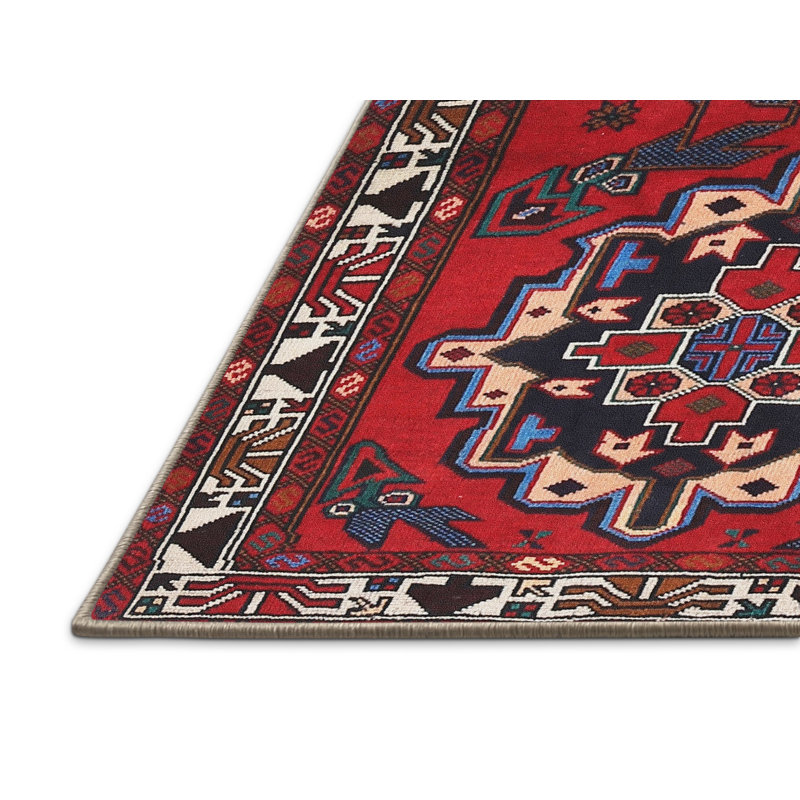 Tapis rouge à motif sud-ouest, Rectangle 4 pi x 6 pi