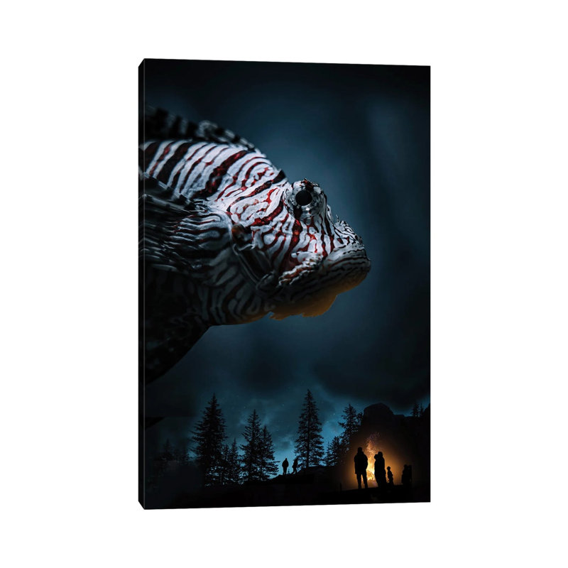 Night Krowler by David Loblaw - Wrapped Canvas Print, 66.04 cm H x 45.72 cm W x 1.91 cm D