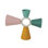 Enameled Metal 4-Way Cocktail Jigger