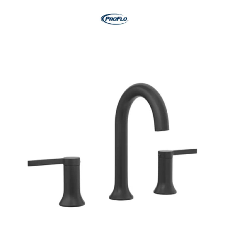 Widespread 2-handle Bathroom Faucet with Drain Assembly