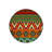Green Orange Geometric Shapes Woven Base Modern Decorative Carpet-155790359