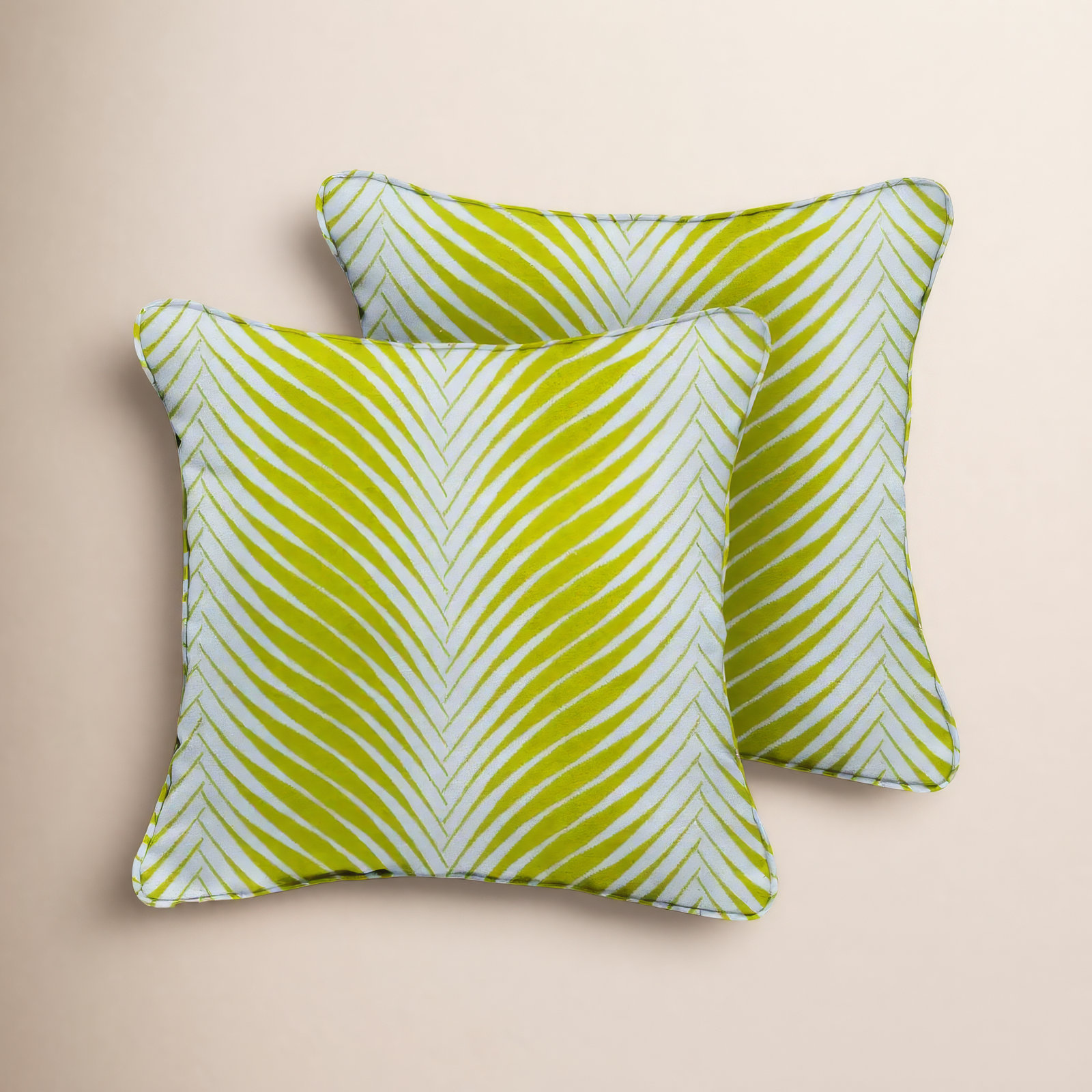 Adeli Sunbrella® Throw Pillow, 20" x 20", Green