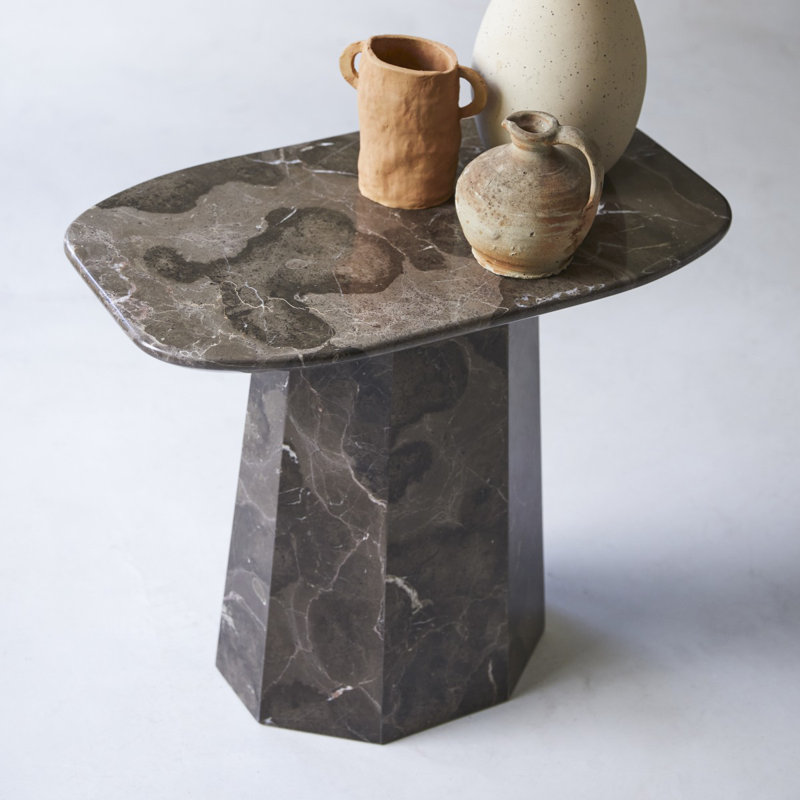 Keesog Marble Top Single Coffee Table