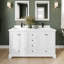 Meuble-lavabo double autoportant Deborah avec plateau en quartz-92725453-92725455-92725454