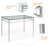 Stouferberg 4 - Person Glass Top Four Leg Dining Set