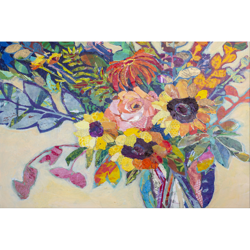 Fabulous Florals by Elizabeth St. Hilaire - Wrapped Canvas Painting, 81cm H x 122cm W