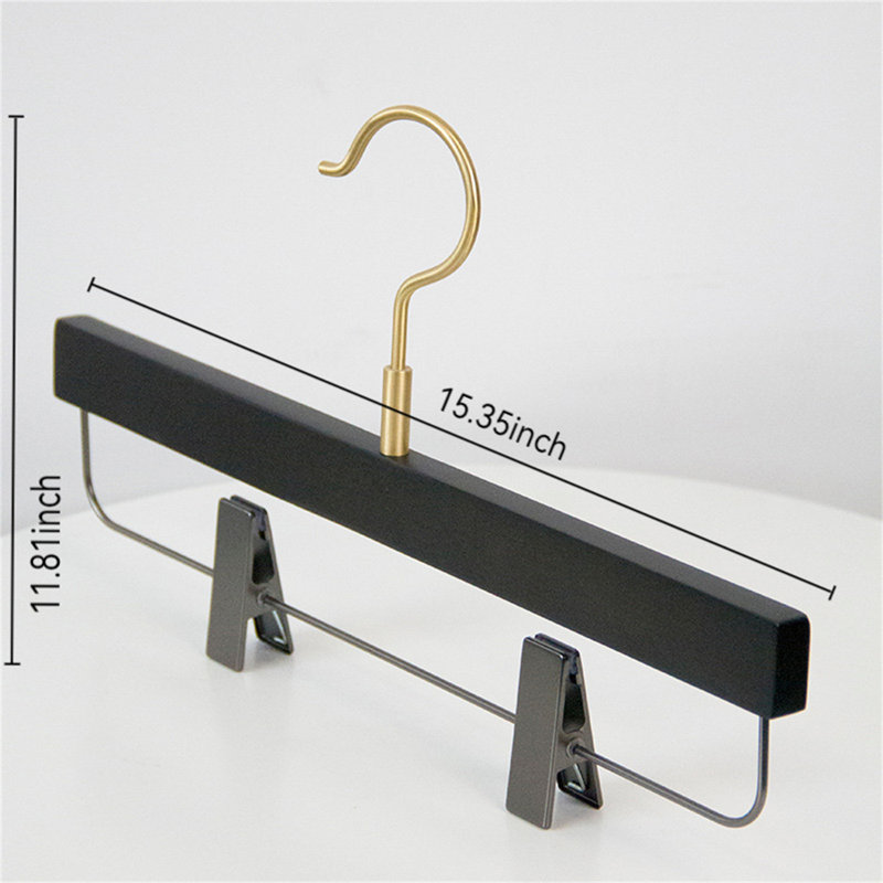 Porte-pantalons en bois massif, 6