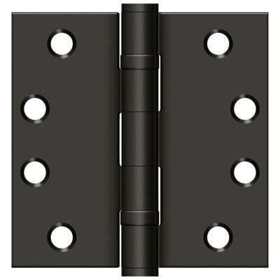 Charnière à billes Deltana S44HDBB10B 4 "x 4", HD, roulement à billes en bronze huilé