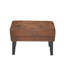 Braydon Upholstered Ottoman With Nailhead Trim & Solid Wood Legs