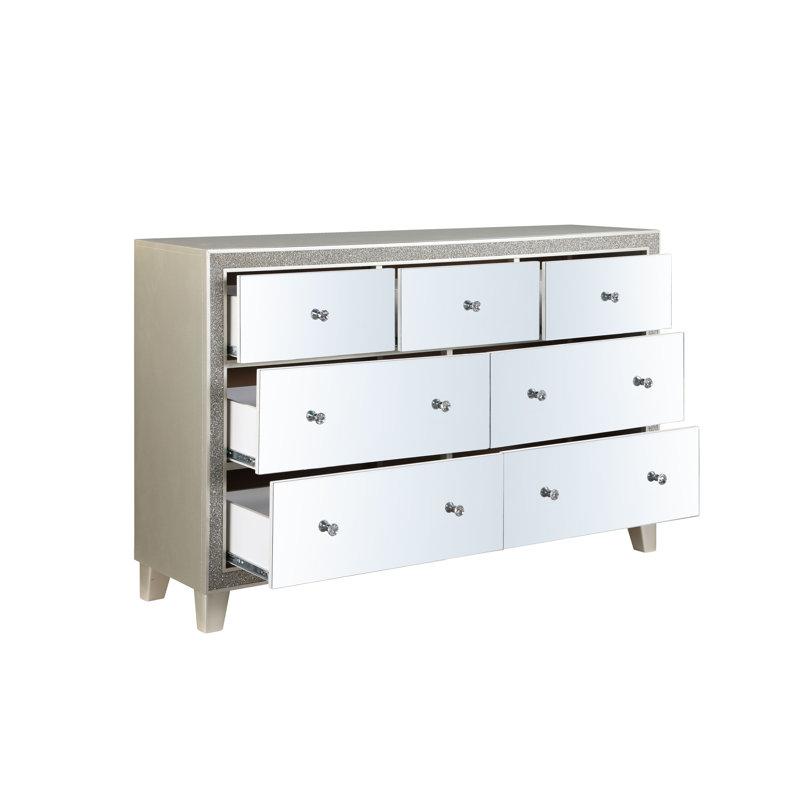 Commode 7 tiroirs l 63 po