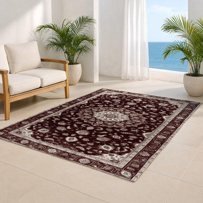 Tapis rouge intérieur et extérieur Tabriz