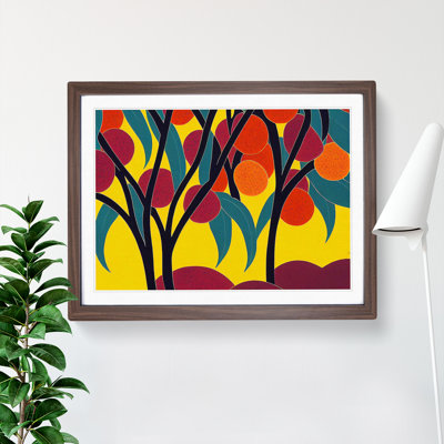 Abstract Fruit Tree - Single Picture Frame Print