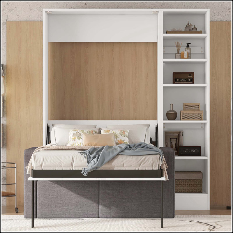 Murphy Bed Wall Bed with Sofa, Twin