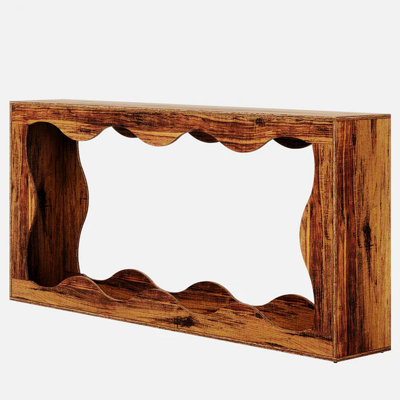 Console Table with Two-Tier Storage for Home Decor