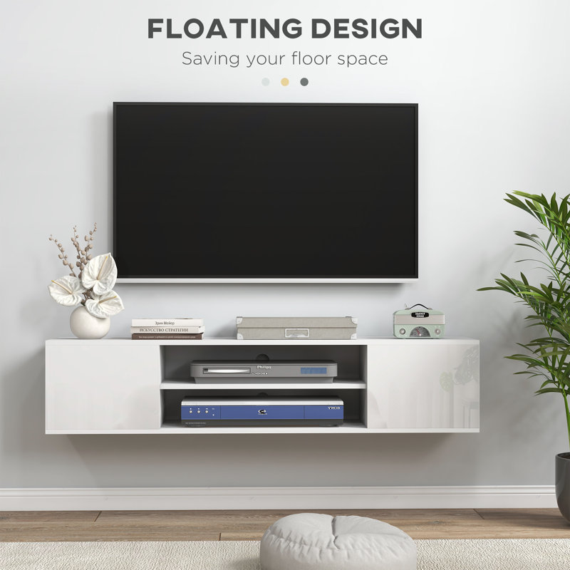 Boesch TV Stand for TVs up to 60", White