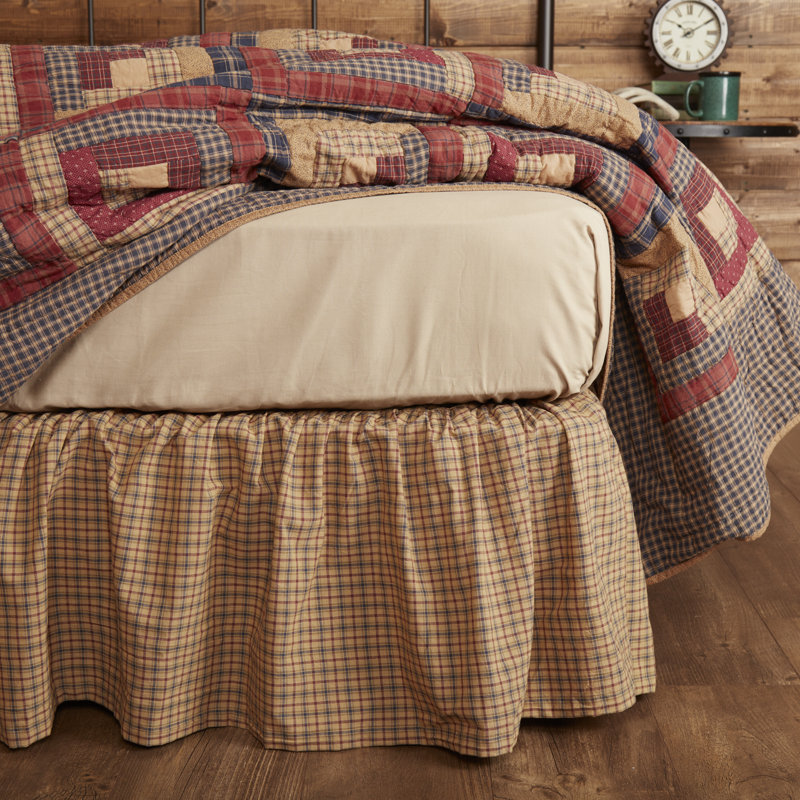 Millsboro Ruffled Bed Skirt, Queen