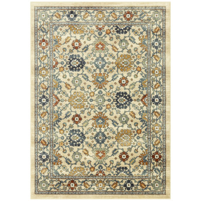 Benton Washable Beige Accent Rug