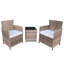 Barreiro 2 - Person Wicker Patio Dining Set with Square Table , Cushions Included-72532116